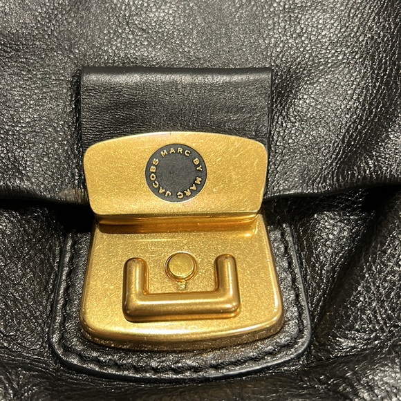 Marc by Marc Jacobs Black Leather Shoulder Bag - Picture 2 of 10